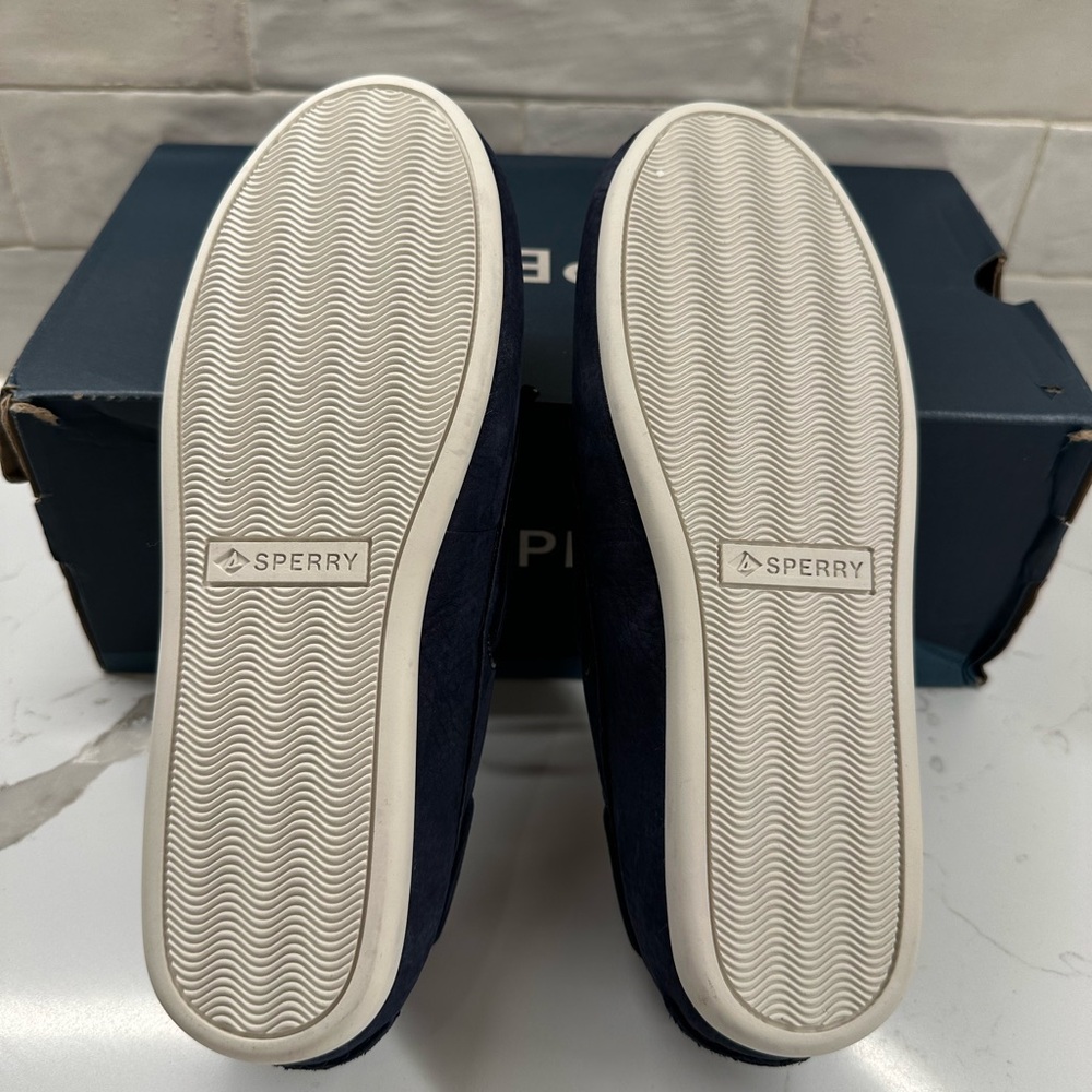 Sperry Women’s Slim Boat Shoes | Navy Nubuck Leather | Size 5.5 | NIB - Picture 11 of 11